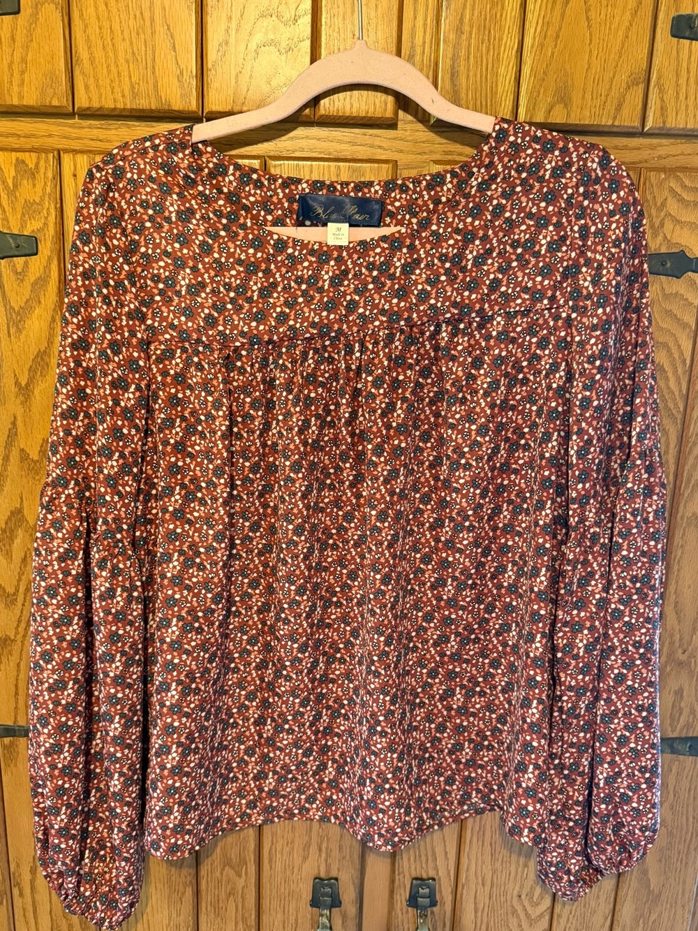 Blue Star Floral Blouse